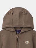Gilet à capuche oreilles NAFRANCOIS / 25H1BGS3CAR821