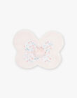 Doudou papillon en velours à imprimé fleuri naissance fille CORINA / 22E0AFC1JOU301