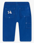 Pantalon en twill bleu klein DABAKEAR / 22H1BG52PANC207