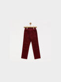 Pantalon bordeaux POVELAGE7 / 18H3PGJ3PAN503