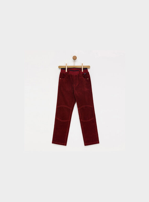 Pantalon bordeaux POVELAGE7 / 18H3PGJ3PAN503