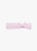 Bandeau écru à imprimé vichy FASINDY / 23E4BFS2BAN001