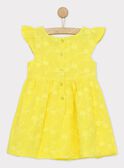 Robe jaune RYEDAETTE / 19E2PFS2ROB106