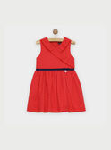 Robe chasuble rouge RELINETTE / 19E2PFE1CHS050