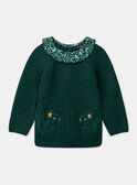 Pull à col  fleuri LALINA / 24H1BFO1PULG618