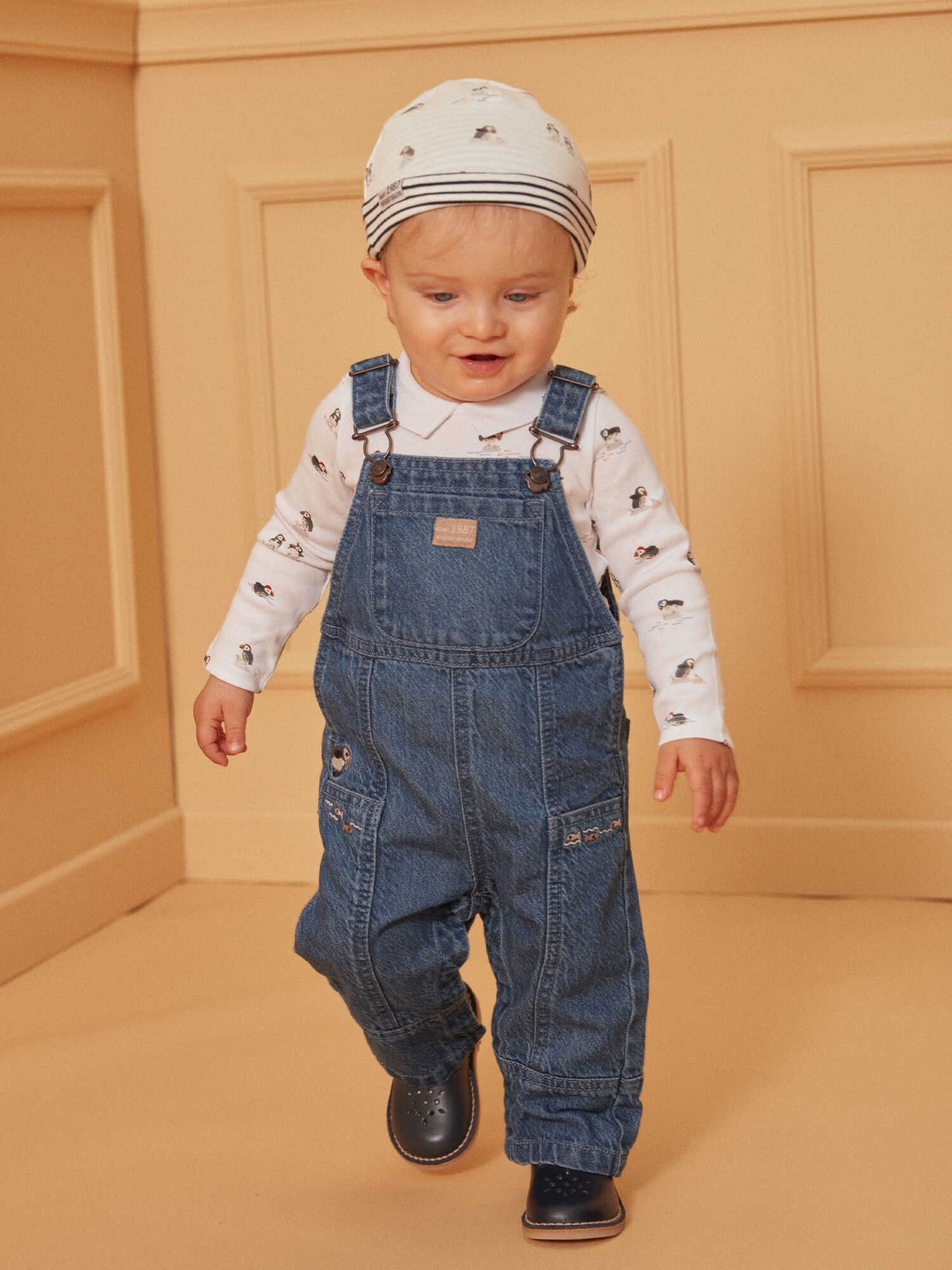 Ensemble Combinaison Salopette Nouvelle Collection Imprimes exclusifs Mode Enfant de 0 a 11 ans Sergent Major
