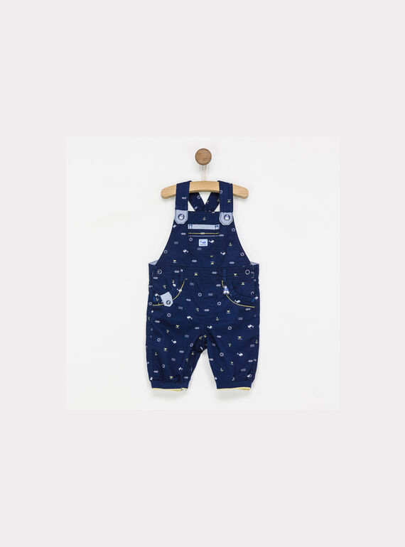 Salopette courte bleu marine NAERVE / 18E1BGF1SAC705