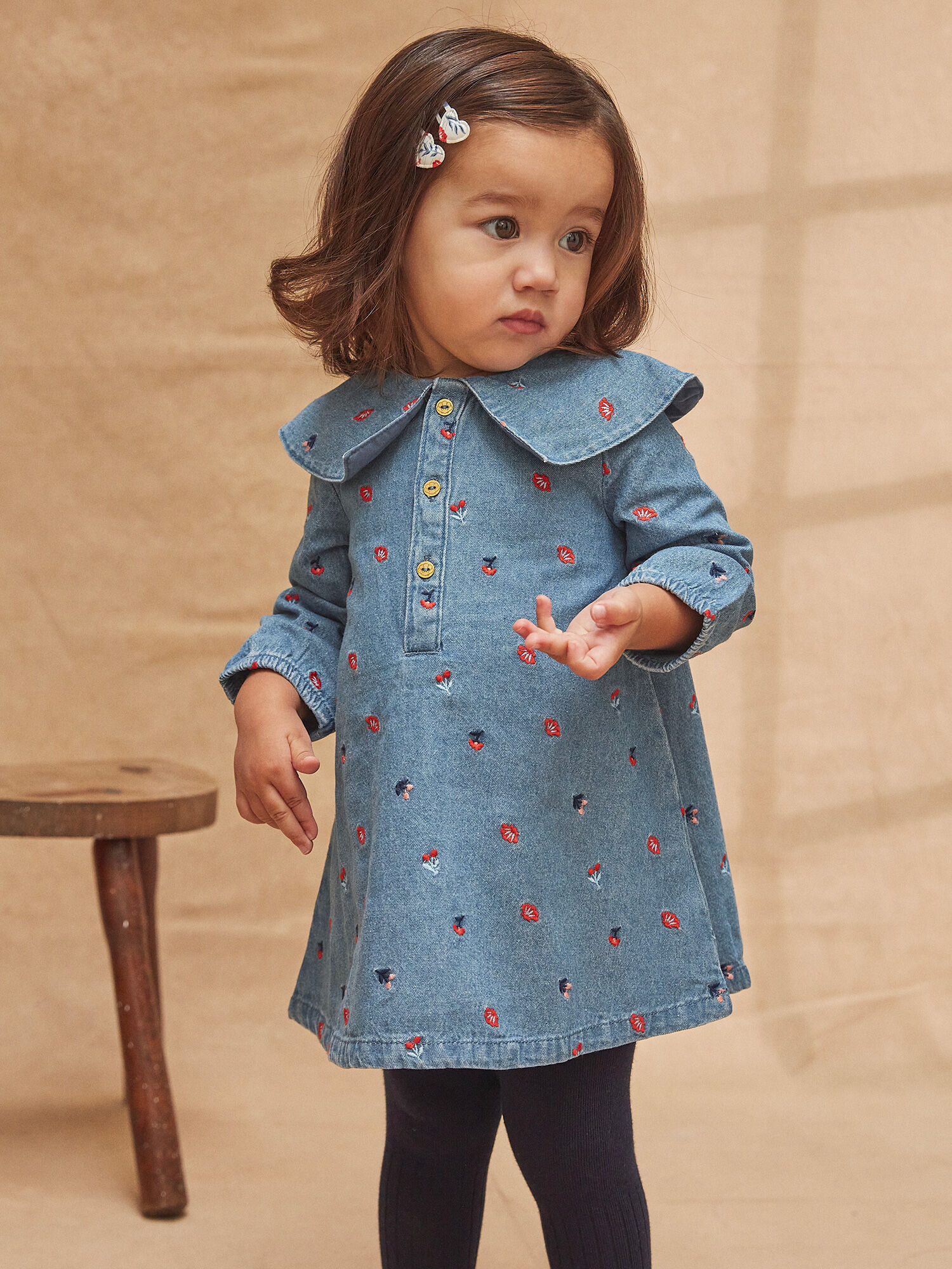 Robe jean fillette store