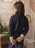 Gilet en maille bleu marine LALOSTAGE / 24H3PGS1GIL070