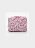 Valise de naissance imprimé fleuri PADELINE / 18H0AF11VAL320