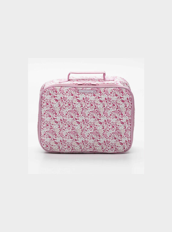 Valise de naissance imprimé fleuri PADELINE / 18H0AF11VAL320