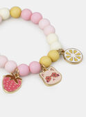 Bracelet chat et fruits 
