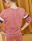 Sweat vieux rose Sport DRASWETTE / 22H2PFL1SWED312