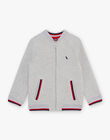 Gilet gris chiné dinosaure DICARDAGE1 / 22H3PGQ2GIL943