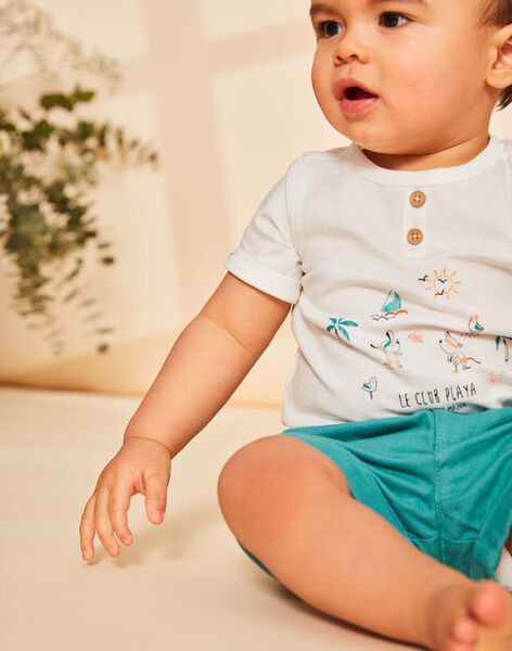 Short en twill turquoise moyen FAVLADIMIR / 23E1BGQ1SHO209