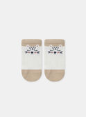 Chaussettes jacquard chat  MRACHOETTE / 25E4PFR1SOB001