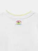 Tee Shirt Manches Courtes Blanc KLAPLOCAGE / 24E3PGN3TMC000