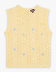 Gilet jaune mimosa sans manches FAPLETTE / 23E2PF81PSM114