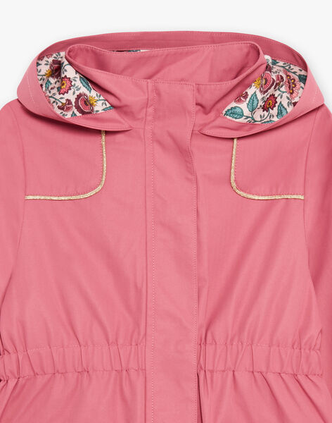 Parka à capuche 3 en 1 vieux rose DRADOETTE / 22H2PFG2PARD325