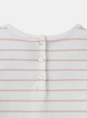 T-shirt marinière rose sequins MIXMARETTE 1 / 25E2PF51TML001