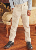 Pantalon costume beige KRESAMAGE / 24E3PGL1PANA016