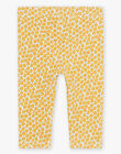 Legging bleu marine à fleurs FABETSY / 23E1BF81CAL001