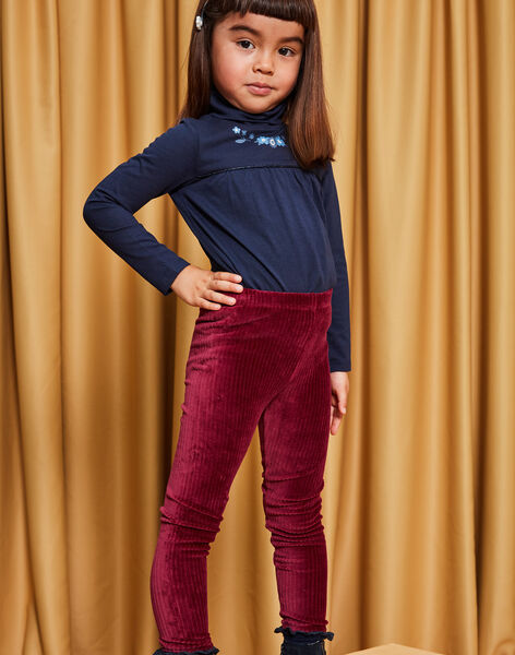 Pull à manches longues bleu marine à imprimé fleuri DROJAETTE 2 / 22H2PF81SPL622