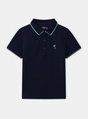 Polo Bleu marine MMIBASAGE / 25E3PGT4POL070