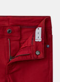 Pantalon Rouge NOCINAGE / 25H3PGP1PAN510