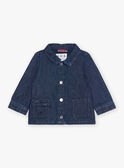 Veste bleue en jean à animation oreilles 3D FILEON / 23E1BG52VESP269