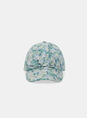 Casquette Motif Fleuri avec Noeud Ivoire KLISKETTE / 24E4PFR2CHA005