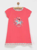 Chemise de nuit corail foncé NEGOUETTE / 18E5PFN1CHN419
