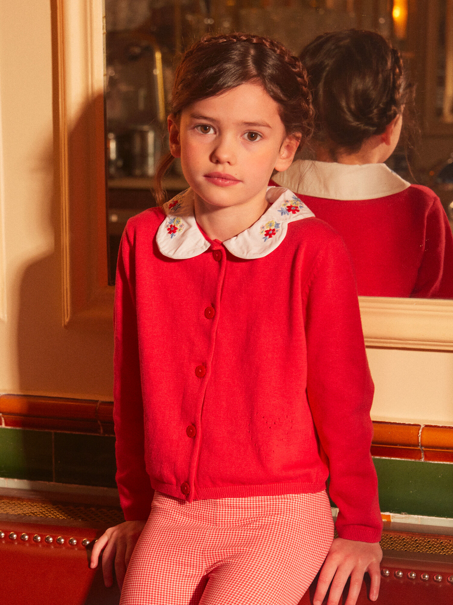 Pull col claudine fille online