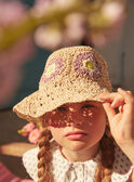 Chapeau de paille beige LACHETTE / 24H4PFI1CHA009