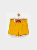 Short jaune PABYFETTE / 18H2PF41SHO109