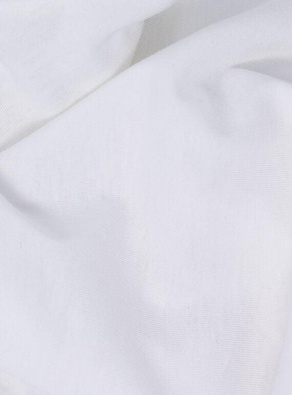 Drap housse blanc Bambou 40x80 cm 0-6 mois DRA HOUS BLA BA / 11PCTE001TRB000