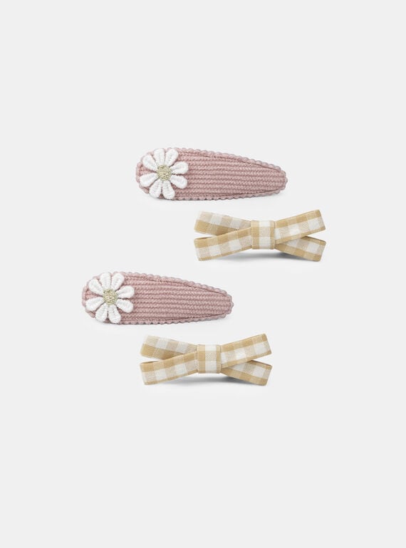 Barettes fleurs et noeuds NYKHOUETTE / 25H4PF74BRT303