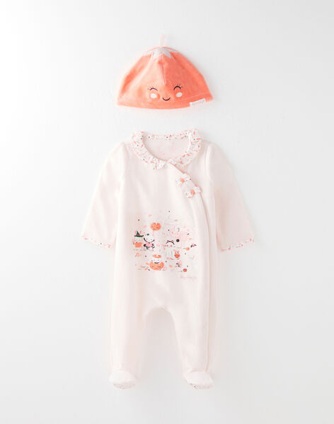 Grenouillere Rose En Velours Theme Halloween Grenouillere Rose En Velours Theme Halloween