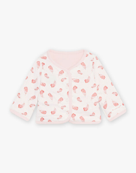 Veste réversible rose bébé fille DOLLY / 22H0CFH1VES307