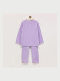 Pyjama mauve REJUSETTE / 19E5PF75PYJ328