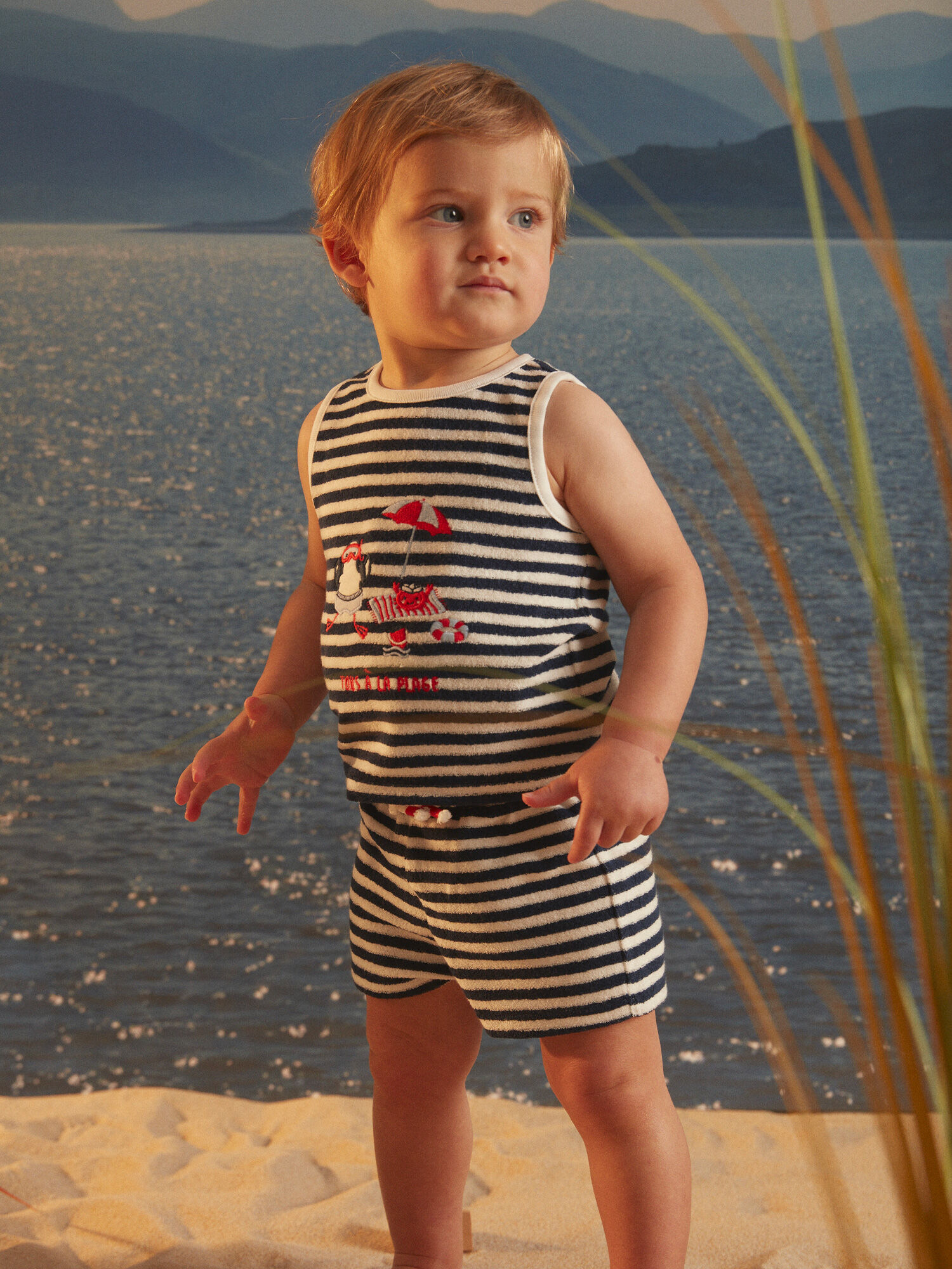 Maillot de bain Nouvelle Collection Imprimes exclusifs Mode Enfant de 0 a 11 ans Sergent Major