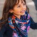 Foulard Camille Witt imprimé toits de Paris