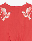 T-shirt coquelicot à manches courtes FLUNOUETTE / 23E2PFQ1TMCF505