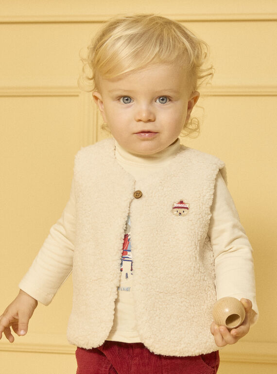 Gilet sans manches en fourrure synthétique LASOL / 24H1BGR1CSMA001