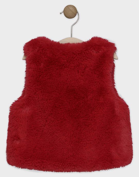 Gilet sans manche fausse fourrure doublé fille : Enfant (2 ...