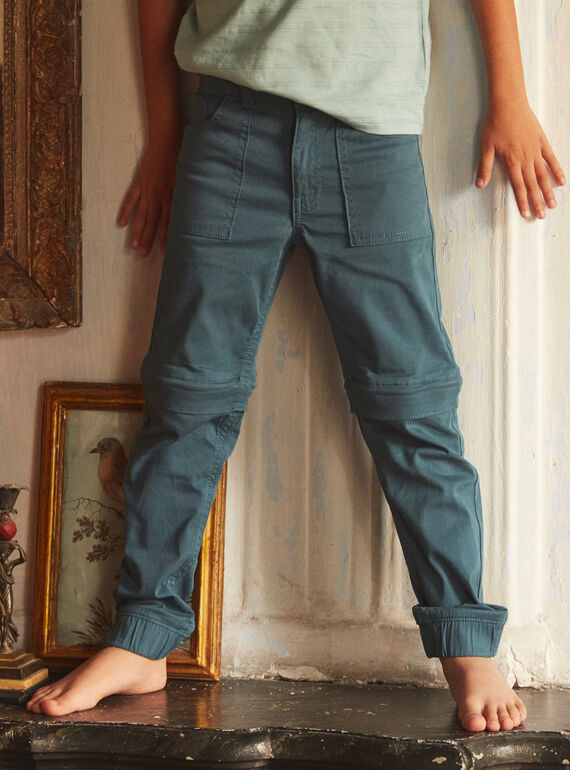 Pantalon / bermuda bleu KROCHERAGE / 24E3PGE2PAN714