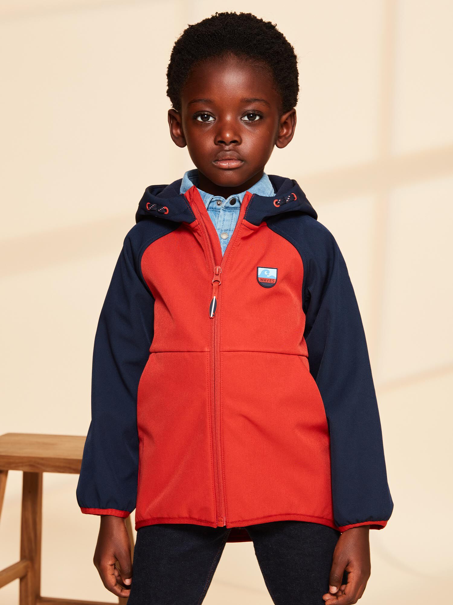 Veste rouge garcon sale