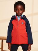 Blouson rouge à capuche FRAPOLAGE / 23E3PG52BLO713
