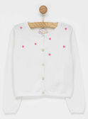 Cardigan ecru NIODETTE / 18E2PFT1CAR001