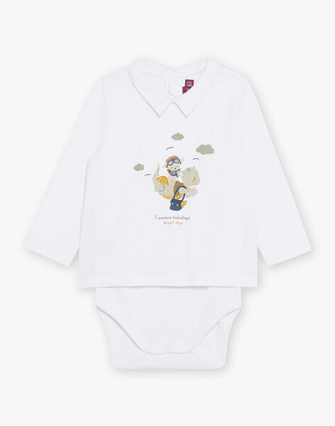 Body T-shirt écru DADOBI / 22H1BGD2BOD001